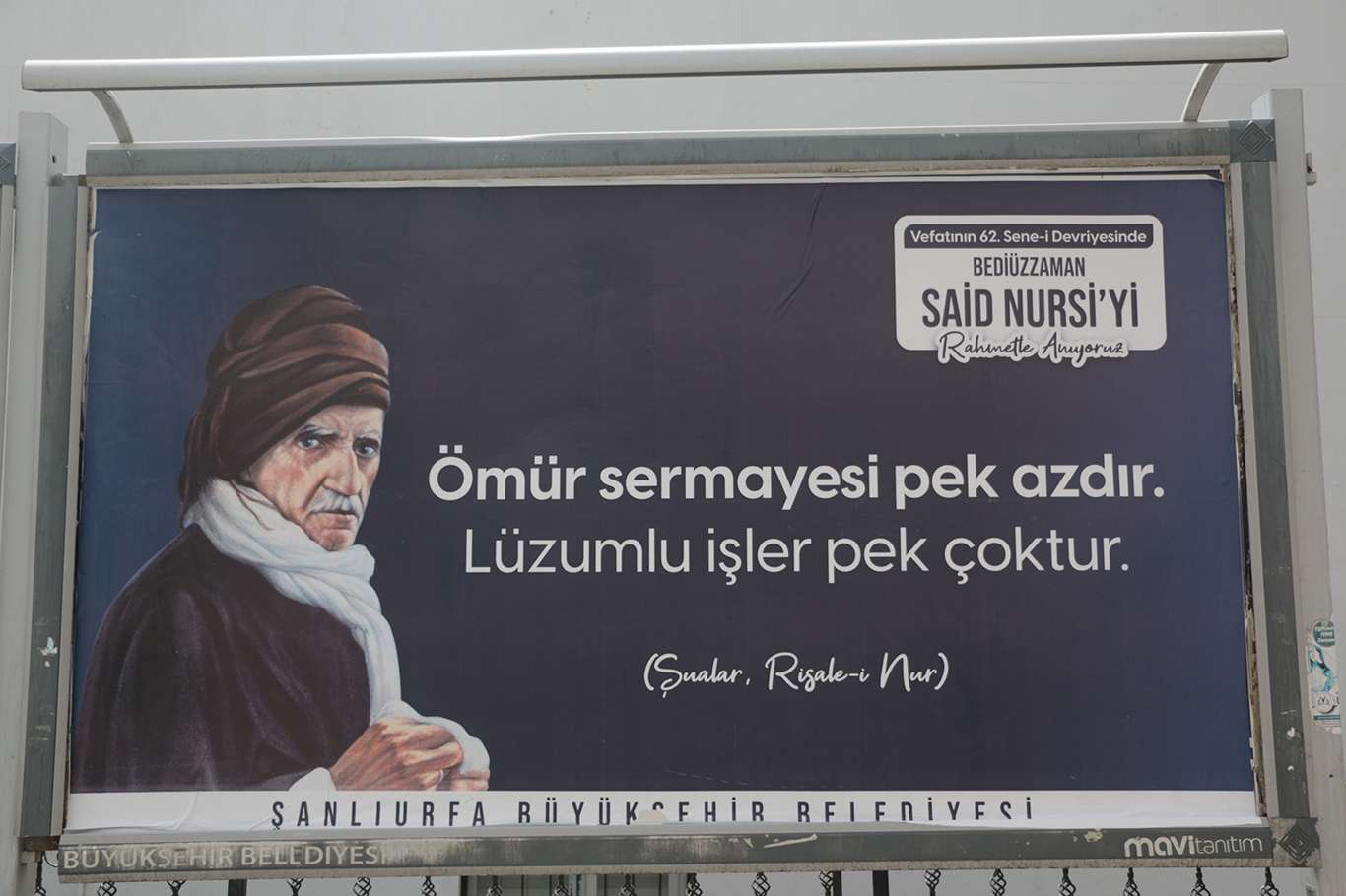 Bediüzzaman Said Nursi vefatının 62'inci yılında Şanlıurfa'da anılacak Bediüzzaman Said Nursi vefatının 62'inci yılında Şanlıurfa'da anılacak